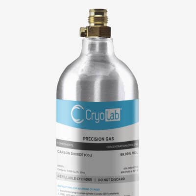 CryoLab medical refillable cylinder