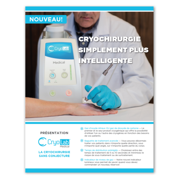 MAR-240 CryoLab Medical Sales Sheet - French